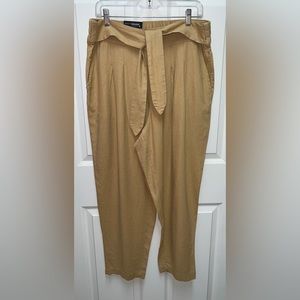 🤎 NWT! Linen Rayon Blend Trouser